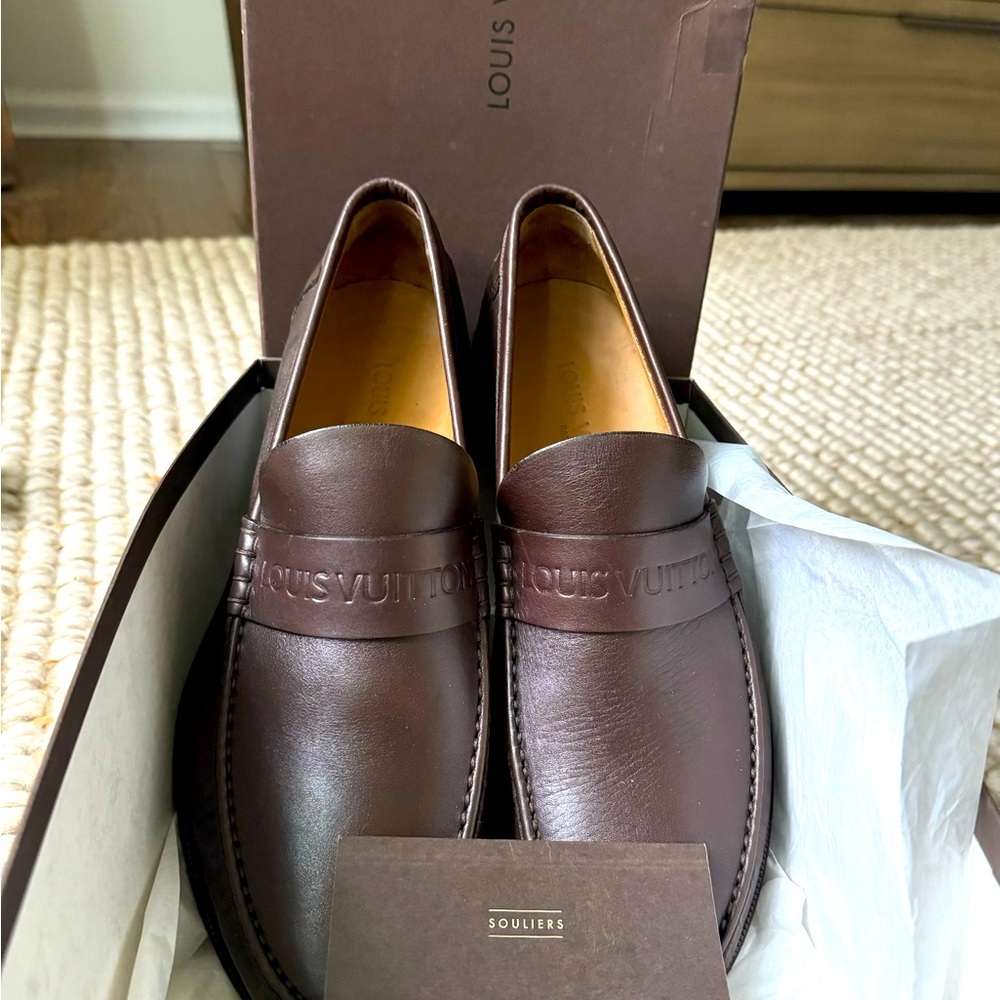 Louis Vuitton Paris Men’s Shoes “Moca”  Size 8.5
